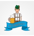 symbol of the oktoberfest in munich germany vector image