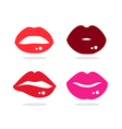 kiss lip vector image