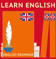 learn english for language courses school vector image