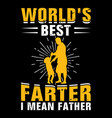 proud dad fathers day vintage t-shirt design vector image