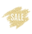 golden glitter template vector image