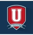 university emblem education icon vector image