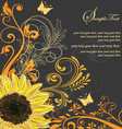 wedding card or invitation vector image