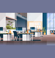 modern workplace cabinet room office interior vector image