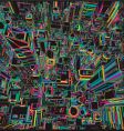 abstract city vector image