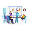 business meeting people teamwork in office vector image