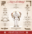 christmas and new year greetings vector image