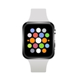 modern realistic smart watch on white vector image