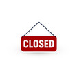 isolated closed door tablet sign no enter vector image