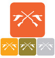 hunting club logo icon vector image