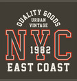 quality goods urban vector image