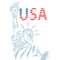 statue of liberty vector image