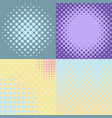 set of four abstract backgrounds vector image