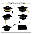 congratulations hat graduation vector image