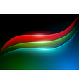 waving rgb curves vector image