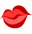 lips icon vector image