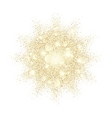 golden glitter texture splash on black background vector image