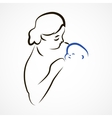 motherhood vector image