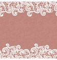 vintage lace invitation card vector image