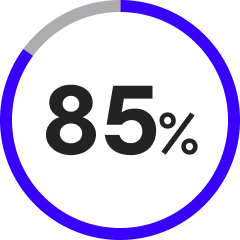 85%