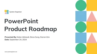 Free  Template: PowerPoint Roadmap Presentation Template