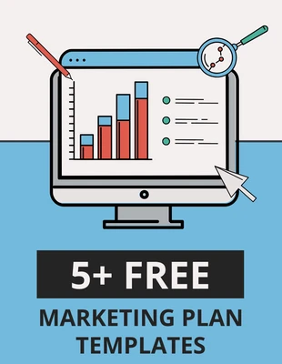 premium  Template: 5 modèles de plan marketing Pinterest Post