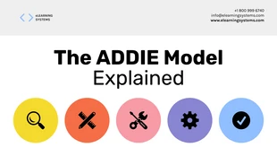 Free  Template: ADDIE Model Presentation Template