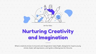 Free  Template: Nurturing Creativity and Imagination Presentation Template