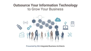 business  Template: Simple Information Technology Presentation Template