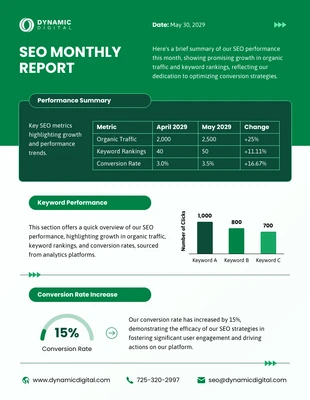 business  Template: قالب التقرير الشهري لكبار المسئولين الاقتصاديين