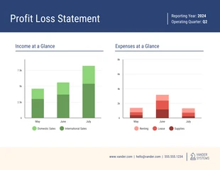 Free  Template: Free Profit and Loss Bar Graph Template