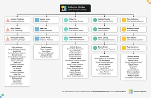 Free  Template: Team Onboarding Organizational Chart Diagram