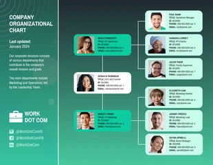 business  Template: Business Organizational Chart Template