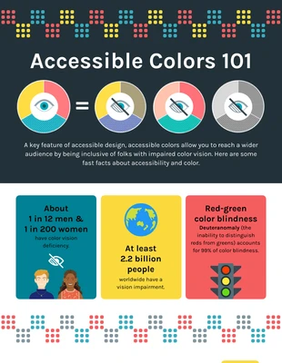 premium accessible Template: Accessible Colors 101 Infographic Template