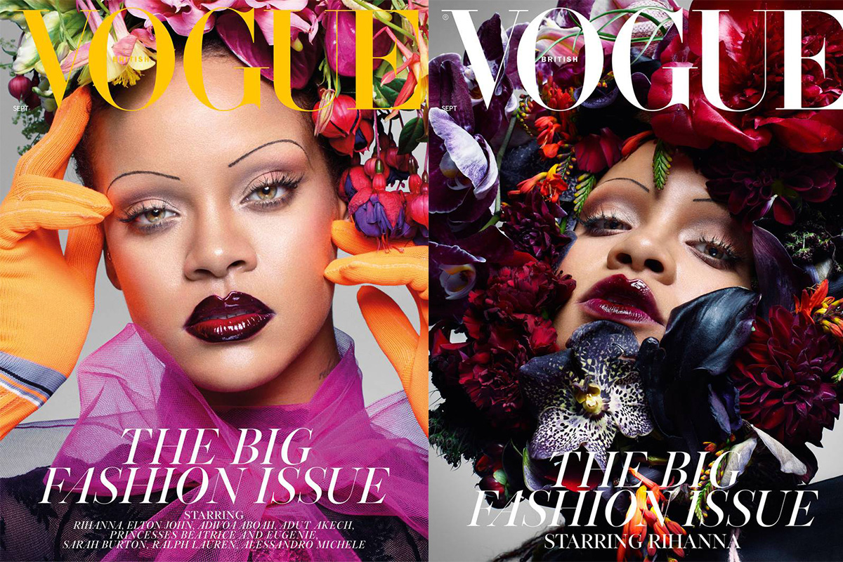 Rihanna’s Vogue UK covers.