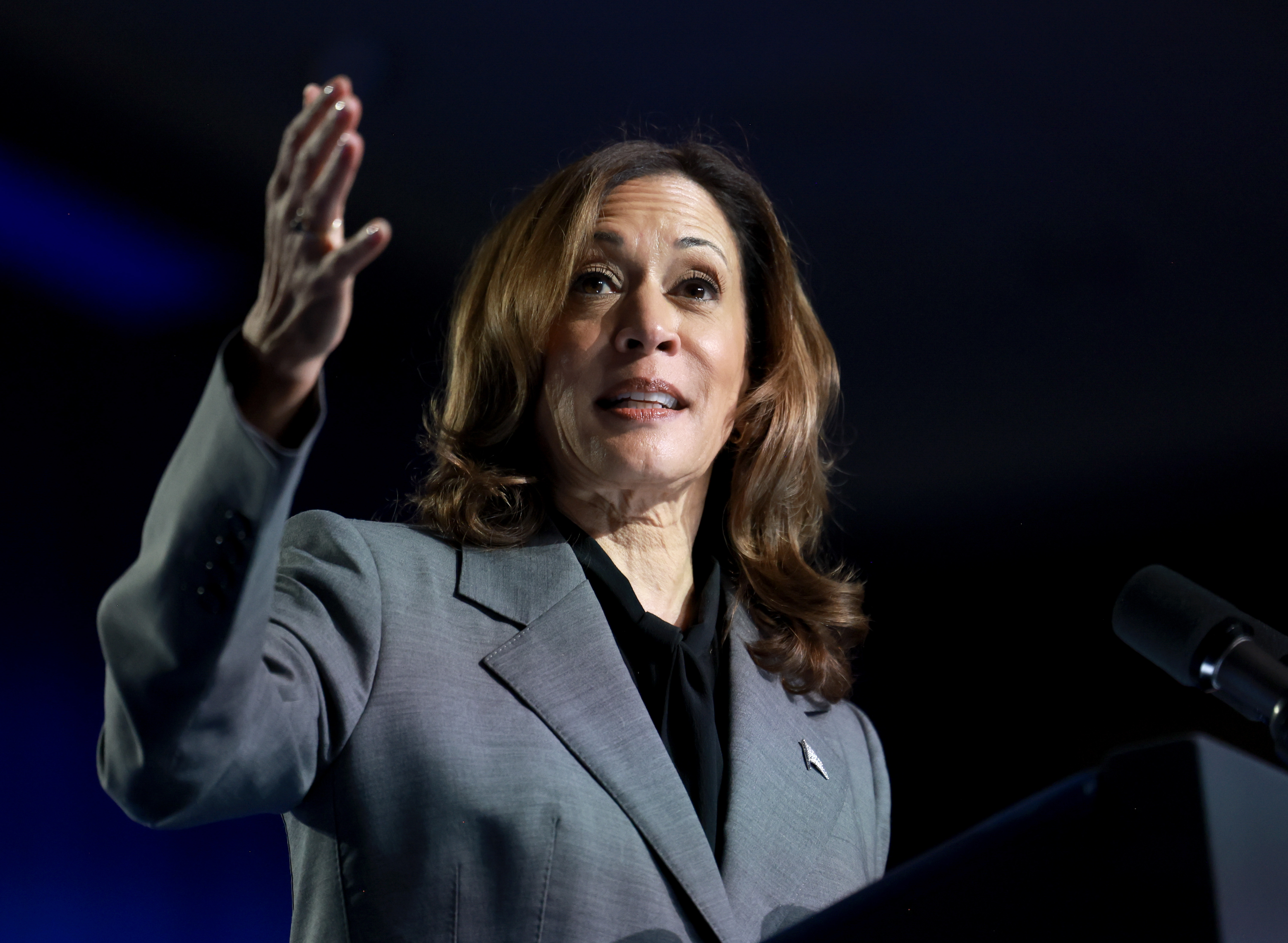 Kamala Harris Highlights Fight For Reproductive Freedom As She Campaigns For President In Georgia