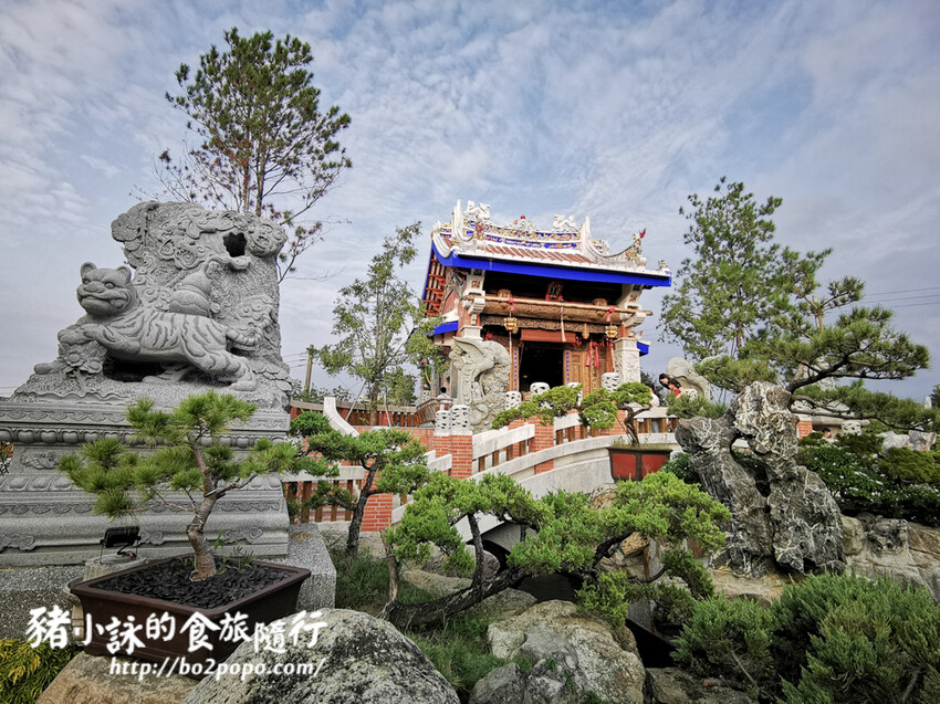 雲林。斗六》寧濟御庭園林山水文化園區。中西式庭園造景廟宇