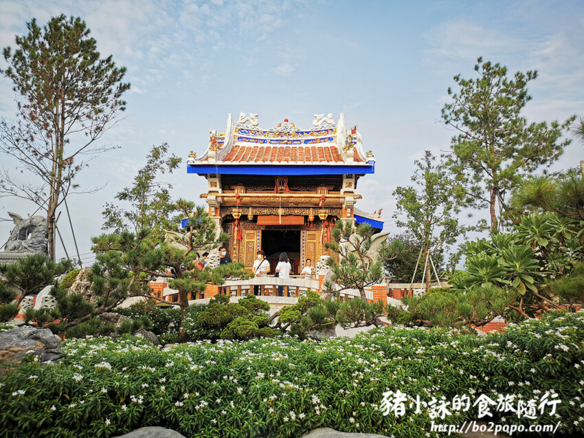 雲林。斗六》寧濟御庭園林山水文化園區。中西式庭園造景廟宇