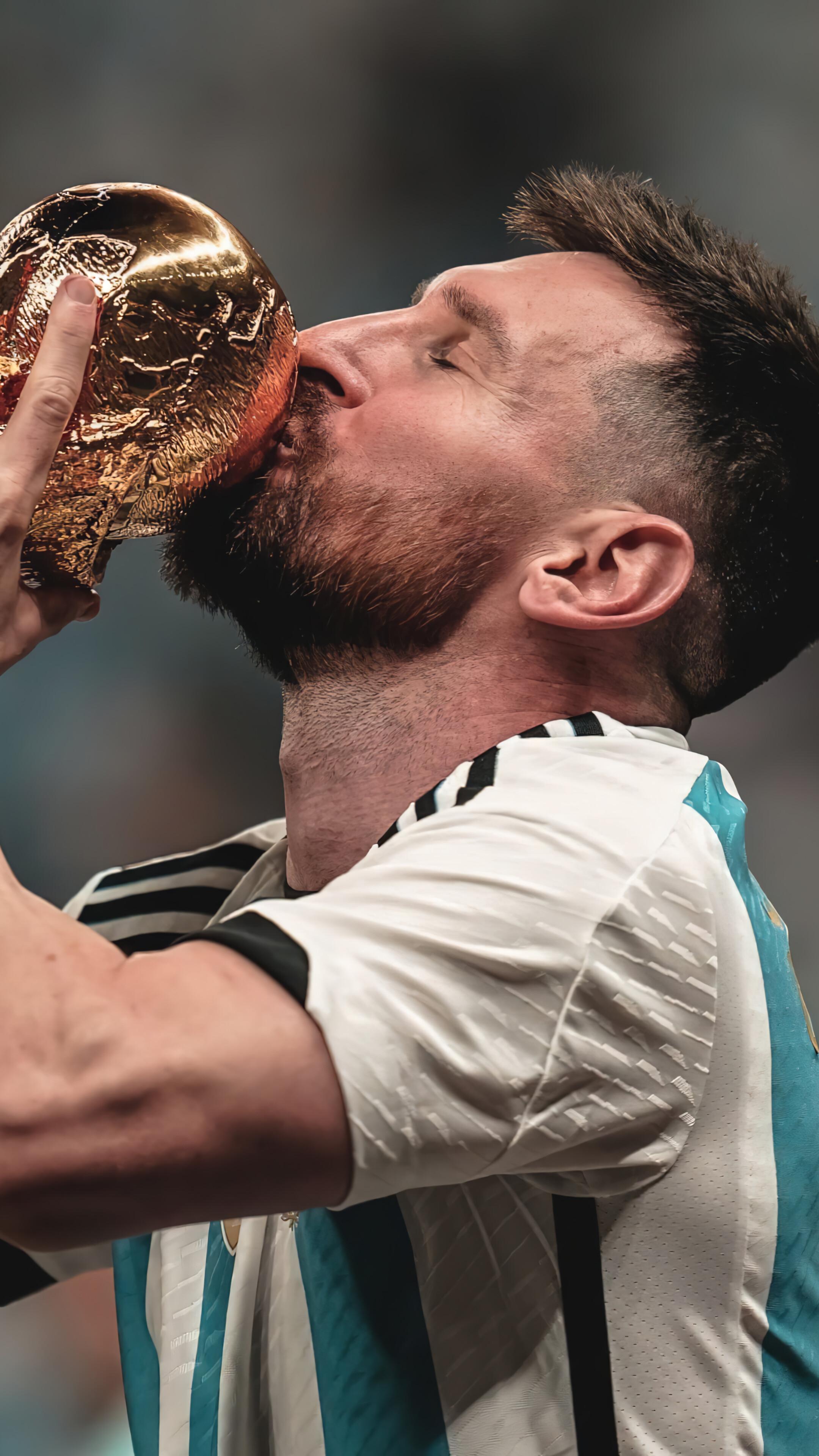 Messi Lifting The World Cup Wallpapers  Wallpaper Cave