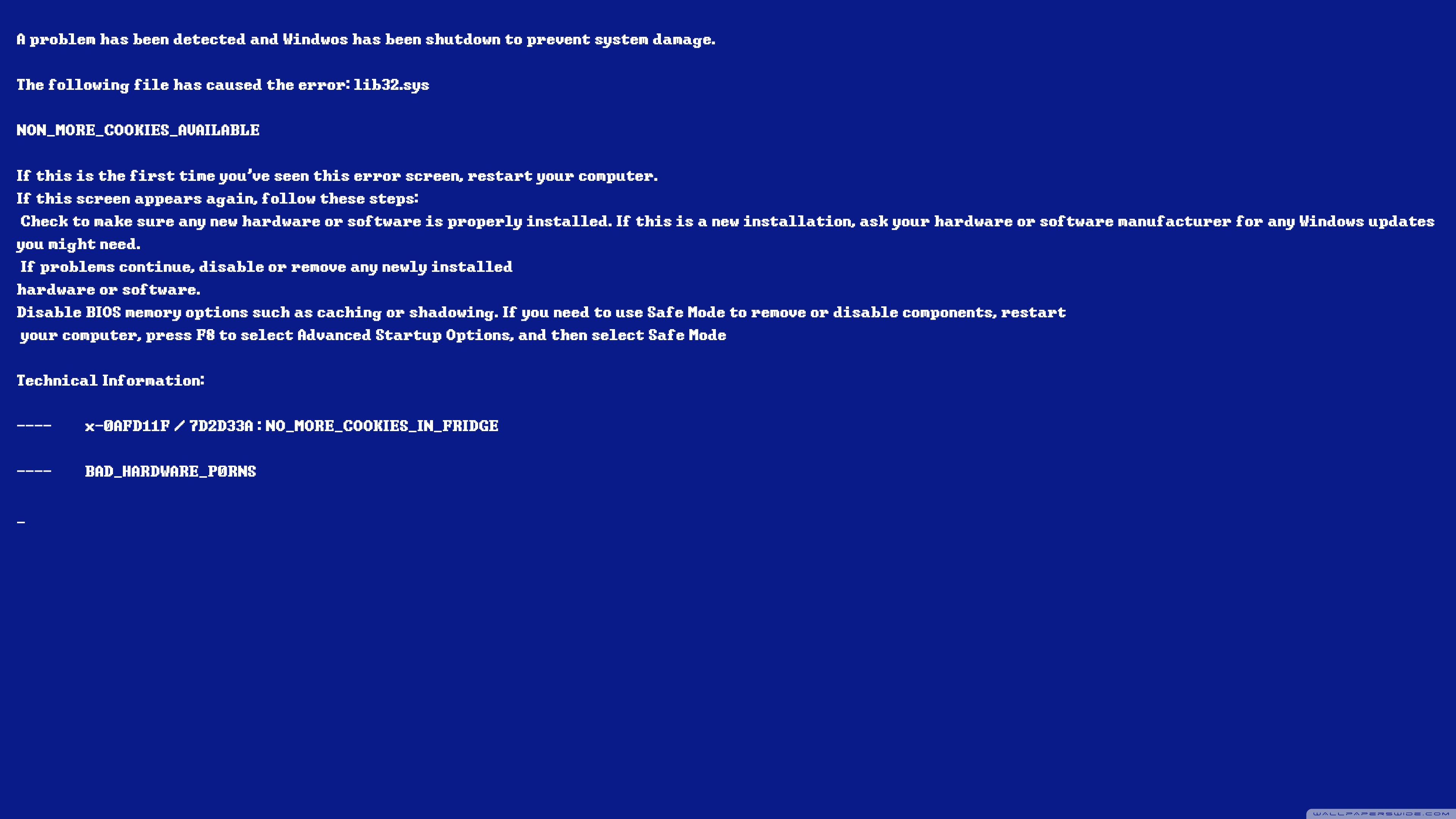 Blue Screen Wallpaper - WallpaperSafari