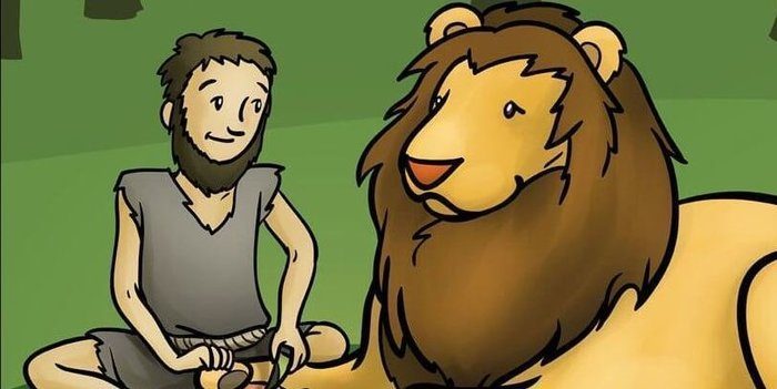 Short Moral Stories - The Lion & The Poor Slave