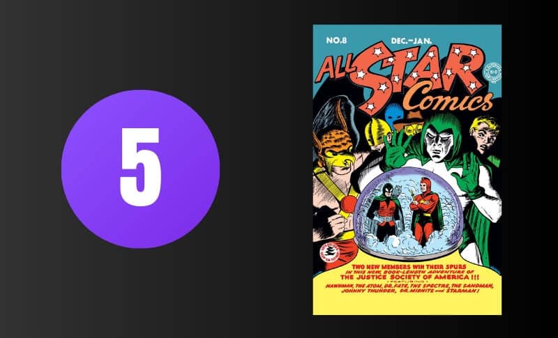 Most Expensive Comic Books - All Star Comics #8