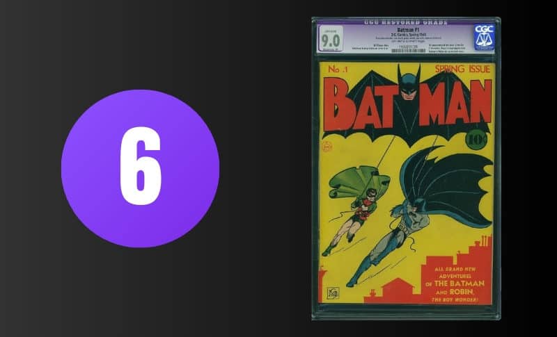 Most Expensive Comic Books - Batman #1