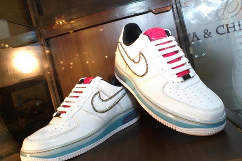 Most Expensive Sneakers - Diamond Encrusted Air Force 1