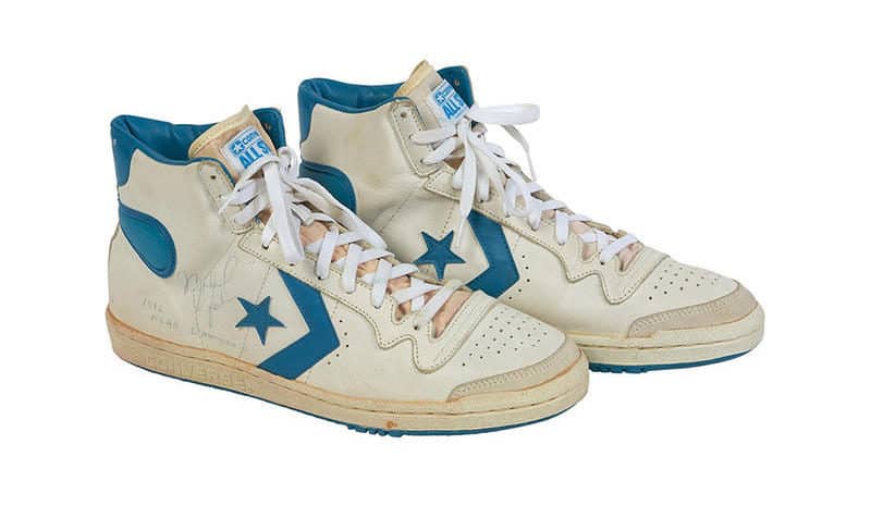 Most Expensive Sneakers - Michael Jordan's Game Worn Converse Fastbreak