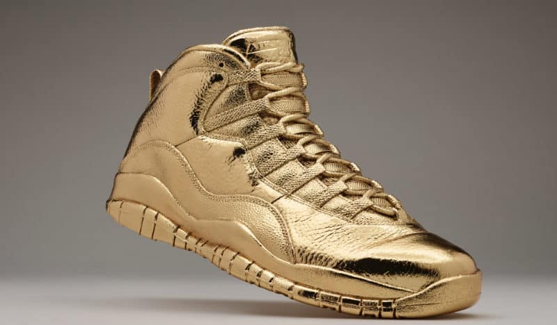 Most Expensive Sneakers - Solid Gold OVO x Air Jordans