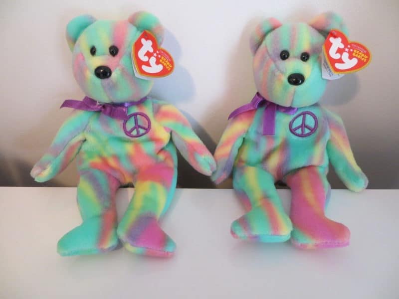 Most Expensive Beanie Babies - Peace the Bear