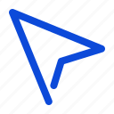 arrow, cursor, shape