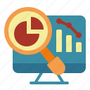 analytics, data, chart, report, search, computer