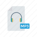 doc, file, mp3, music